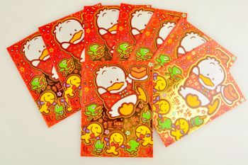 Pekkle Duck Chinese New Year Red Envelopes Packet Bronzing 16 pcs Joyful