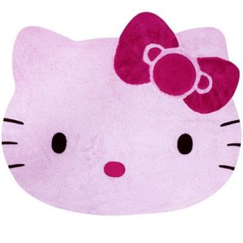 SANRIO Hello Kitty Head-shape Carpet Doormat Villus Floor Mat Rug  28