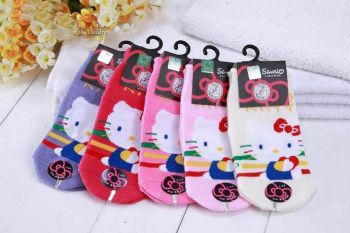 Hello Kitty Kid's Socks 3 PAIRS 9 - 14cm / 3.5