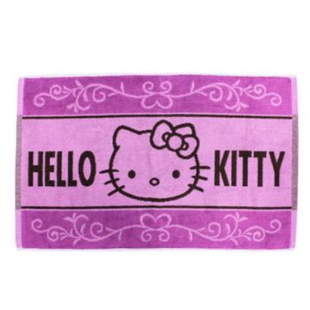 Hello Kitty Bath Area Rug Mat Carpet Hotel Quality Pink Classic Face