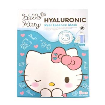 Korea Made Hello Kitty Hyaluronic Acid Mask 5-Sheet Pack Moisturizing