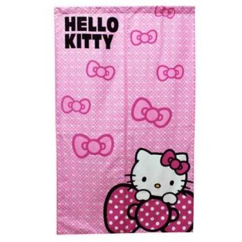 Hello Kitty Door Curtain Ribbon Pink 33