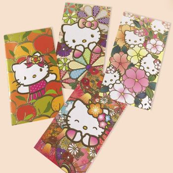 Hello Kitty Chinese New Year Red Envelopes Pocket 6 pcs Bronzing Flower or Teddy Bear 