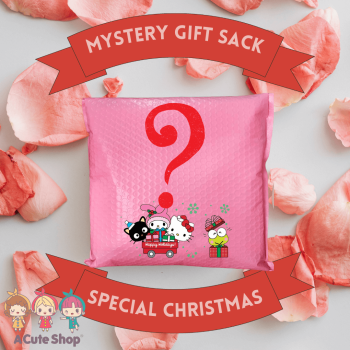A Cute Shop Special Christmas Mysterious Gift Sack Assorted Merch Bundle Gift Bag Set - Sanrio
