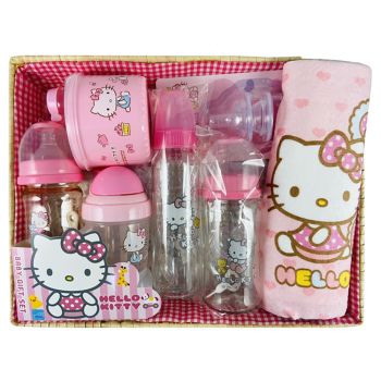 Hello Kitty New-Born Assorted Baby Feeding Bottle Gift Set