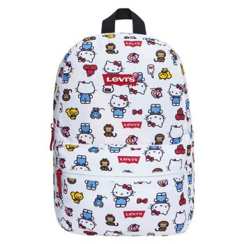 Levi´s Hello Kitty Backpack School Bag Women Girls Canvas Rucksack 