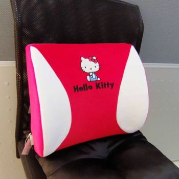 	 Hello Kitty Office Car Seat Rest Cushion Pillow Red Sanrio