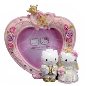 Hello Kitty & Daniel Wedding Ceramic Bossed Photo Frame 2