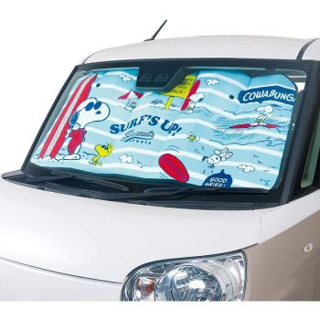 Peanuts Snoopy Car Windshield Front Sun Block Shade Shield Car Accessories Surf's Up