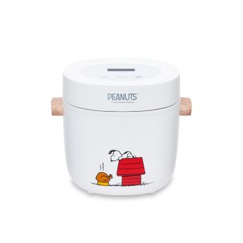 Snoopy Rice Cooker 6-Cup Food Steamer Slow Cooker White