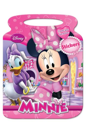 Disney Minnie Mouse Daisy Duck Stickers Book Preschool Toys Coloring-Sheets Pink