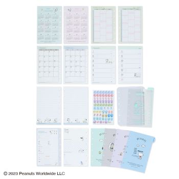 2023 - 2024 Little Twin Stars Agenda Refills for FF Pocket Organiser PINK & RED Sanrio Japan Planner Setup