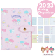 2023 Little Twin Stars 6-Rings Personal Organizer Compact Planner Schedule Book Agenda PINK