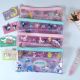 Sanrio Family My Melody Kuromi Cinnamorll Little Twin Stars PVC Pencil Bag A5 w/ Optional 3PCS Gel Pens Blind Boxes
