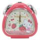 Hello Kitty Strawberry Snooze Alarm Bell Clock LED Light Mirror Pink Sanrio Japan 