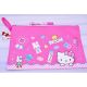 Hello Kitty File Document Bag Zipper Candy w/Bonus Gift 4-Way Pen Back To School 