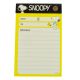 Peanuts Snoopy Office 200Page Desk Cute Memo Pads Notes Letters Message Yellow B
