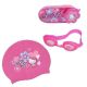Hello Kitty Kid Silicone Swim Cap Swimming Goggles Anti-frog UV Protection Sanrio
