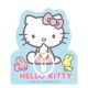 Hello Kitty Plastic Wall Hanger Blue Sanrio