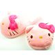 Hello Kitty D-Cut Adult PLUSH Slippers Indoor Face F Size US 7.5