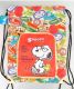 Peanuts Snoopy Drawstring Backpack + Front Pocket Rucksack School Bag  Glasses