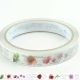 2 PCS Blooming Roses Craft Tape Deco Tape 15mm Gift Package Scrapbooking