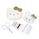 Hello Kitty Sewing Thread Needle Button Travel Set Workbag Gold Ribbon Sanrio 