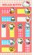 Hello Kitty Mini Clear Note Tab Book Mark Stickers 180 Pcs Marks Sanrio