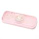 My Melody Storage Case Pencil Box Emboss Pattern Transparent cover Pink Sanrio
