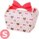 Hello Kitty Wrap Gift Box Paper Case for Craft Cookies Handmade Ribbon Small 