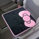 Hello Kitty Ribbon Car Seat Cushion Black Sanrio Japan Exclusive