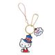 Hello Kitty Key Chain Strap Charm Sanrio Union Jack London Limited Quantity
