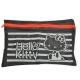 Hello Kitty Mesh Zipper Bag Face Black Sanrio (L)