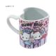 Hello Kitty Ceramics Mug Cup Heart-shape Leopard Ribbon  Sanrio  240ml