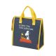 Peanuts Snoopy Insulated Lunch Bag Carry Bag Non-woven Blue Japan