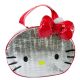 Hello Kitty Die-cut Ribbon Insulated Bag Silver M