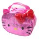 Hello Kitty Die-cut Ribbon Insulated Bag Pink M
