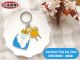Adventure Time Key Chain Strap Charm Jack & The Ice King #C