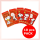 Peanuts Snoopy Chinese New Year Red Envelopes Lucky Money Pockets 10 pcs Auspicious Words