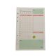 A5 A6 Daily Planner Organizer 6 Rings Binder Notebook Refills Pages for Set-Up 90 Sheets/180 Pages (