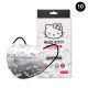 10 Pcs Hello Kitty BLACK 'n' White Disposable Face Masks + Bonus Storage Bag 100% Taiwan Made Dual Colors Anti-Dust Filter Breathable 3 Layers 