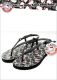 Hello Kitty Lady's Sandals Flip Flops Thong Capri Shoes Black #910794