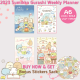 2022 - 2023 San-X Sumikko Gurashi すみっコぐらしWeekly Pocket Planner Agenda Schedule Book A6 BONUS Deco Stickers Sack Gift