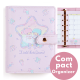 2021 - 2022 Little Twin Stars 6-Rings Personal Organizer Compact Planner Schedule Book Agenda PINK Stars