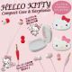 Sanrio Hello Kitty Earbuds Earphones with Remote MIC RED from Japan