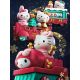KFC 2021 Christmas Collection Sanrio Hello Kitty My Melody Clockwork Movable Toy Train Set
