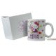 Hello Kitty Ceramic Heart Cup Mug White Sanrio