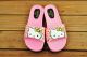 Hello Kitty Women's Girls'  Slippers Foot Massage Flip Flop Leopard Size 23cm/9
