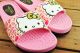 Hello Kitty Women's Girls'  Slippers Foot Massage Flip Flop Leopard L 25cm/9.8