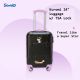 Sanrio Original Kuromi Luggage 24 Inch Travel Luggage W/ TSA Lock 